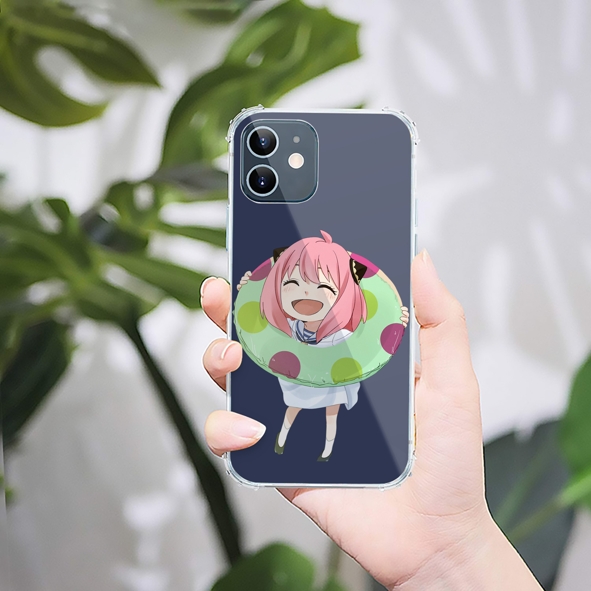 （画像用） SPY×FAMILY间谍家家酒 【iPhone 12シリーズ対応】透明スマホケース（クリアソフトケース）